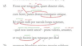 Ovidius Pyramus en Thisbe vers 6773 [upl. by Endo]