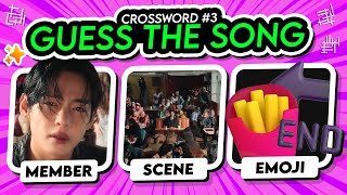 SONG BY 3 CLUES PT 3  KPOP CROSSWORD GAMES 2024 [upl. by Nan]