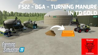 FS22 BGA Finances  Turning manure to gold  Biogas plant [upl. by Llenrahc]