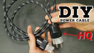 How To EASY Make HiFi Power Cable DIY [upl. by Timothy]