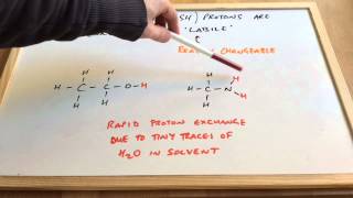 Proton NMR 5  Dealing with OH and NH protons [upl. by Tallu]