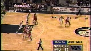 02161997 NC State Wolfpack at 4 Wake Forest Demon Deacons [upl. by Arahs727]