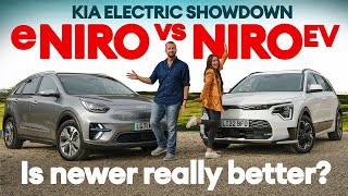 Kia eNiro vs Kia Niro EV Has Kia improved its bestselling family electric car Or made it worse [upl. by Pasol531]