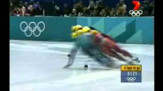 Steven Bradbury  Gold Medal Race [upl. by Eisenstark]