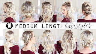 TEN Medium Length Hairstyles  Twist Me Pretty [upl. by Evets87]