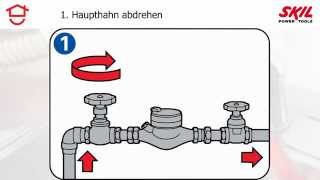 SchrittfürSchrittAnleitung Küchenwasserhahn installieren oder austauschen [upl. by Idel]