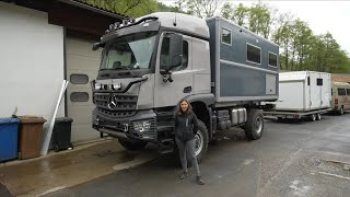 4wheel24 Wohnmobil Offroad 2025 SchreinerMeisterin Nina 23 BAUT SELBST NEUE WOHNMOBILE Arocs 4x4 [upl. by Moonier225]