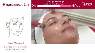 HYDRADERMIE LIFT Treatment practices  guide GUINOT [upl. by Litt]