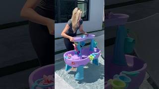 Building a unicorn water table for our pool [upl. by Moitoso]