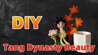 💥Amazing Handmade💥I got a Tang Dynasty Beauty✨beautifuldiy diycrafts craft handmade [upl. by Nataline]