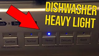 How To Solve A Blinking Heavy Light In A Samsung Dishwasher [upl. by Aiblis]