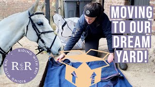 MOVING YARDS Moving To Our Dream Full Livery Yard satisfying  British Equestrian YouTuber [upl. by Ahtan936]