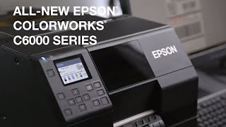 Epson ColorWorks C6000 Series Desktop Colour Label Printers  Take a Tour [upl. by Iruam905]