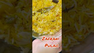 Zafrani Pulao  Pulav cooking food shorts ytshorts trending [upl. by Leonsis]