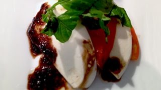 Mozzarella Tomato Salad with Garlic Balsamic Dressing [upl. by Memberg]