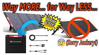 BEST DEAL Elecaentas Newly UPGRADED 300W Portable Solar Panel  HIGHER Performance  LOWER PRICE [upl. by Jessalyn]