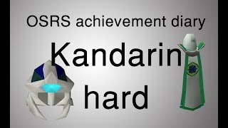 OSRS Kandarin hard diary tasks guide [upl. by Tabby]