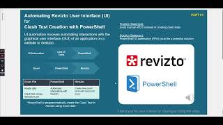 Automating Revizto Clash Test Creation with PowerShell UI RPA [upl. by Rapsag]