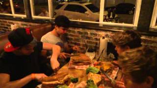 5SOS VS FOOD  Round 1 Miami [upl. by Lashar]