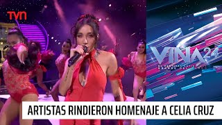 Artista rindieron homenaje a Celia Cruz en la tercera noche del Festival  Viña2024 [upl. by Beale336]