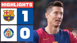 FC BARCELONA 1  0 GETAFE CF  RESUMEN LALIGA EA SPORTS [upl. by Bray]