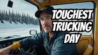 Alaskan Road Truckers Xbox Series X  Worse Driving Day So Far [upl. by Eeliab]