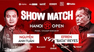 🔴Trực tiếp  Efren Reyes vs Nguyễn Anh Tuấn  2023 Hanoi Open Pool Championship  Showmatch [upl. by Llehcear142]