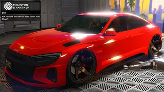 GTA 5 Online  Obey Omnis eGT Audi eTron GT  DLC Vehicle Customization [upl. by Arty]