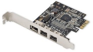 Syba PCIExpress 1394b1394a Card TI Chipset [upl. by Mihcaoj]