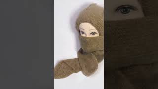 Stylish Womens Wool Cap And Muffler Set For Winter [upl. by Ruffi302]