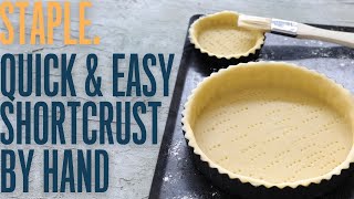 Easy and tasty handmade shortcrust pastry chef recipe [upl. by Noxid]