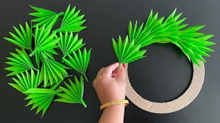 Paper Wreath For Christmas Decoration Paper Craft For Home Decoration How To Make Christmas Wreath [upl. by Asirac]