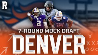 Denver Broncos 7Round Mock Draft [upl. by Traggat768]