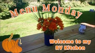 RV Cooking  Menu Monday 101821 [upl. by Atiuqat737]