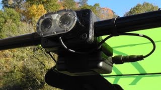 Recumbent Trike Canopy DIY DiNotte Light Mount 20141128 [upl. by Billat65]