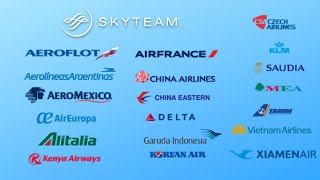 List of Skyteam Airlines 2020Skyteam alliance Airlines 2020 [upl. by Sitruc]