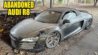 Abandoned Supercar Audi R8  First Wash in Years  Car Detailing Restoration [upl. by Alexander]