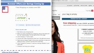 JCPenney Coupon Code 2013  How to use Promo Codes and Coupons for JCPenneycom [upl. by Rigdon765]