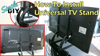 How To Install Universal TV Stand [upl. by Annaya600]