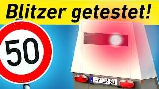 BlitzerAnhänger Ab wann wird man geblitzt Mobiler Enforcement Trailer getestet [upl. by Lamek]