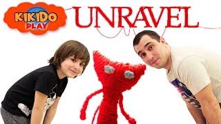 🎈UNRAVEL 1 НАЧАЛО Удивительная игра про маленького шерстянного ЯРНИ Кикидо летс плей [upl. by Rebane873]