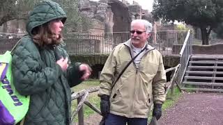 Marina De Franceschini e Miichael Ytterberg discuss details of the Vestibule at Hadrians Villa [upl. by Darcia633]