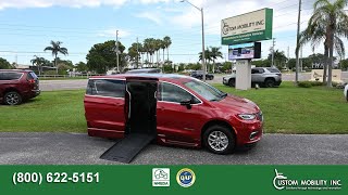 2024 Chrysler Pacifica with a Braunability Folding Side Entry Ramp [upl. by Llener293]