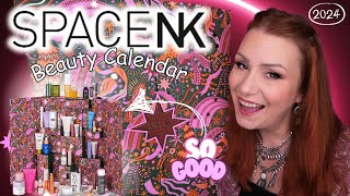 ✨LOVE THIS ONE✨SPACE NK 2024 BEAUTY ADVENT CALENDAR UNBOXING  WORTH £1200 [upl. by Jenness684]