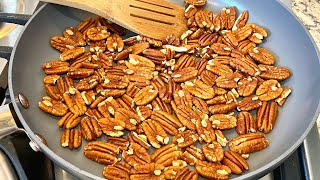 TOASTED PECANS In 5 Minutes [upl. by Aden]