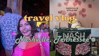 Travel vlog Nashville Tennessee 🪩🤠🫶🏼 [upl. by Sikorski]