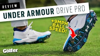 The golf shoe that claims to improve your game  Under Armour Drive Pro Review [upl. by Olga]