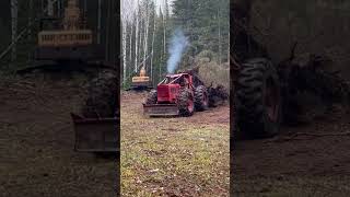 Timberjack 230 with 353 Detroit diesel skidder detroitdiesel timberjack [upl. by Lavine]