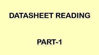 How to read Datasheet like a Pro  Part1  BMP280 [upl. by Amoeji]