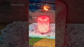 quotSILVER LAVA FLOW 1000°C Molten Metal Castingquot youtubeshorts casting satisfyingvideo asmrvideo [upl. by Mullac]